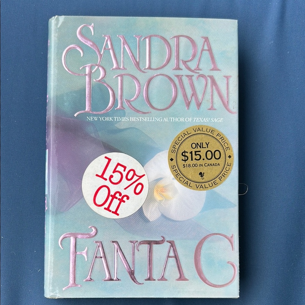 Sandra Brown 'Fanta C' Hardcover Book